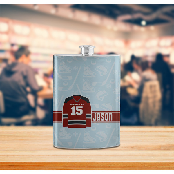 Hockey Stainless Steel Flask - LIFESTYLE 2