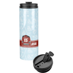 Hockey Stainless Steel Skinny Tumbler (Personalized)