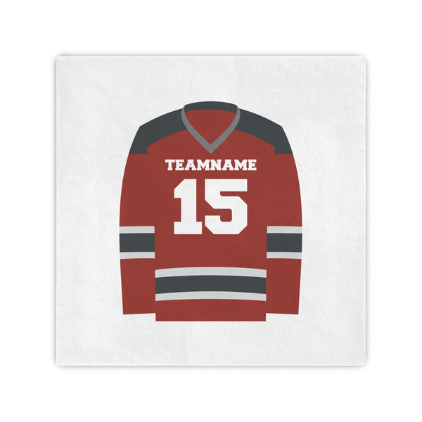 Custom Hockey Cocktail Napkins (Personalized)