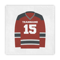 Hockey Standard Decorative Napkins (Personalized)