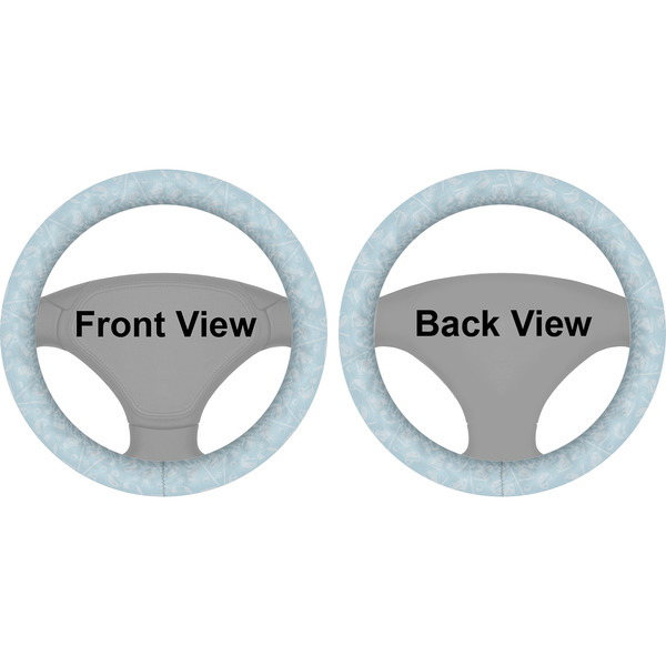 Hockey Steering Wheel Cover- Front and Back