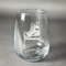 Hockey Stemless Wine Glass - Front/Approval