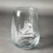 Hockey Stemless Wine Glass - Engraved