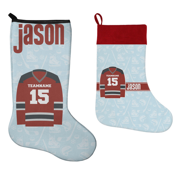 Hockey Stockings - Side by Side compare