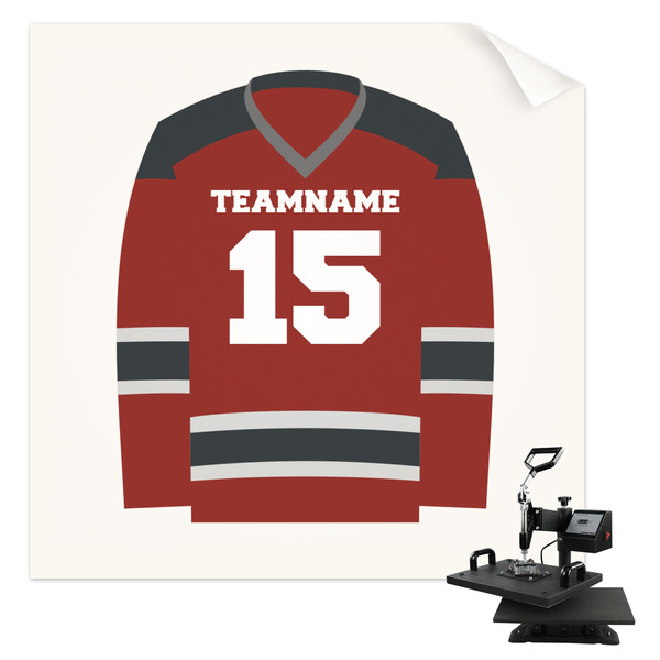 Custom Hockey Sublimation Transfer - Shirt Back / Men (Personalized)