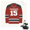 Hockey Sublimation Transfer - Shirt Back / Men (Personalized)