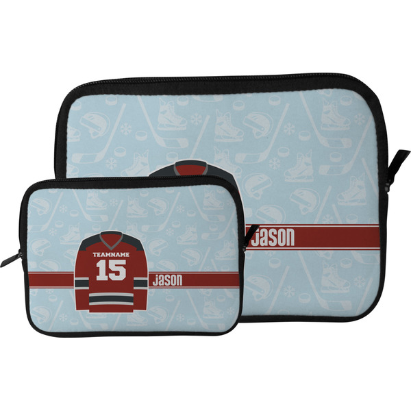 Hockey Tablet Sleeve (Size Comparison)