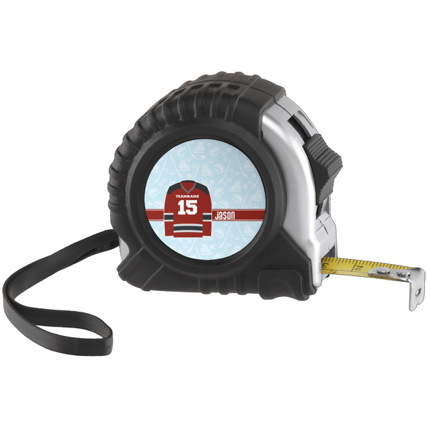 Custom Hockey Tape Measure (25 ft) (Personalized)