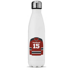 Hockey Water Bottle - 17 oz. - Stainless Steel - Full Color Printing (Personalized)
