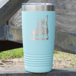 Hockey 20 oz Stainless Steel Tumbler - Teal - Single Sided