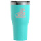 Hockey Teal RTIC Tumbler (Front)
