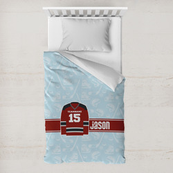 Hockey Toddler Duvet Cover w/ Name and Number