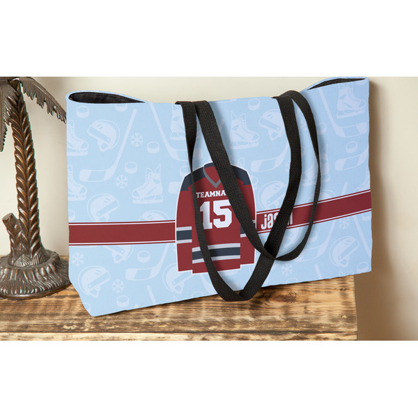 Hockey Tote w/Black Handles - Lifestyle View