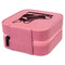 Hockey Travel Jewelry Boxes - Leather - Pink - View from Rear