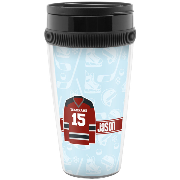 Custom Hockey Acrylic Travel Mug without Handle (Personalized)