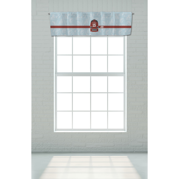Hockey Valance - On window