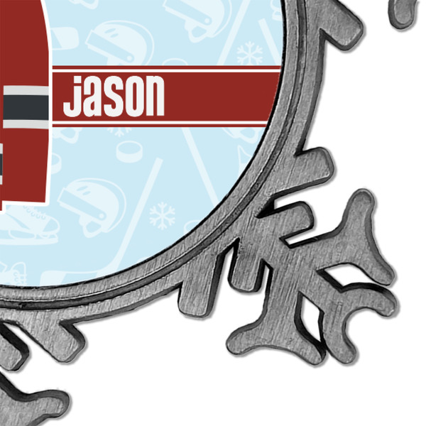 Hockey Vintage Snowflake - Detail