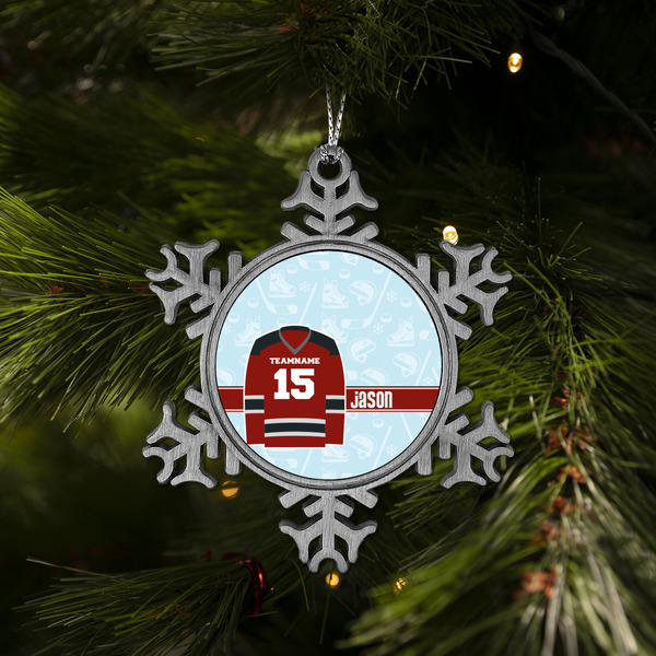 Hockey Vintage Snowflake - (LIFESTYLE)