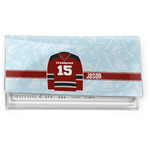 Hockey Vinyl Checkbook Cover (Personalized)