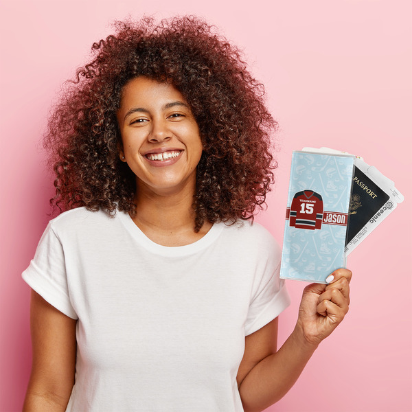 Hockey Vinyl Document Holder - LIFESTYLE