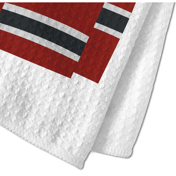 Hockey Waffle Weave Towel - Closeup of Material Image