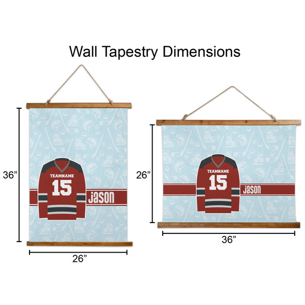 Hockey Wall Hanging Tapestries - Parent/Sizing
