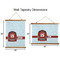 Hockey Wall Hanging Tapestries - Parent/Sizing