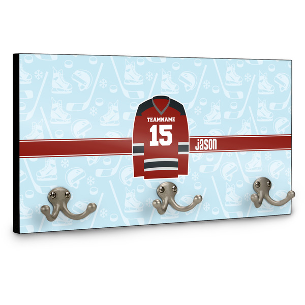 Hockey Wall Mounted Coat Hanger - Side View