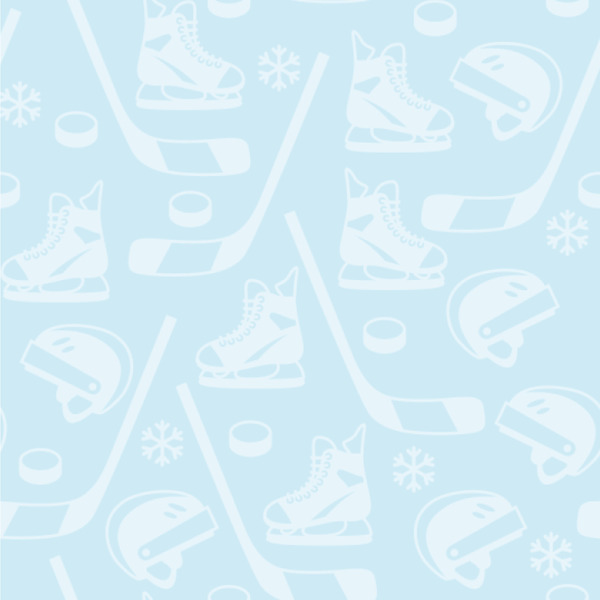 Custom Hockey Wallpaper & Surface Covering (Water Activated 24"x 24" Sample)