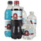 Hockey Water Bottle Label - Multiple Bottle Sizes