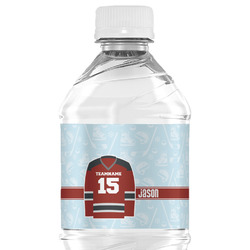 Hockey Water Bottle Labels - Custom Sized (Personalized)