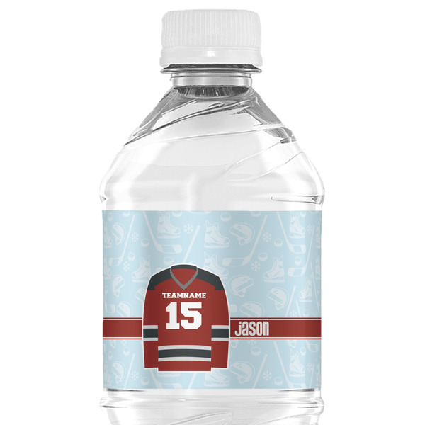 Custom Hockey Water Bottle Labels - Custom Sized (Personalized)