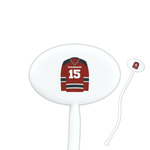 Hockey Oval Plastic Stir Sticks (Personalized)