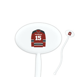 Hockey Oval Plastic Stir Sticks (Personalized)