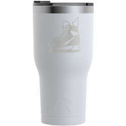Hockey RTIC Tumbler - White - Engraved Front (Personalized)