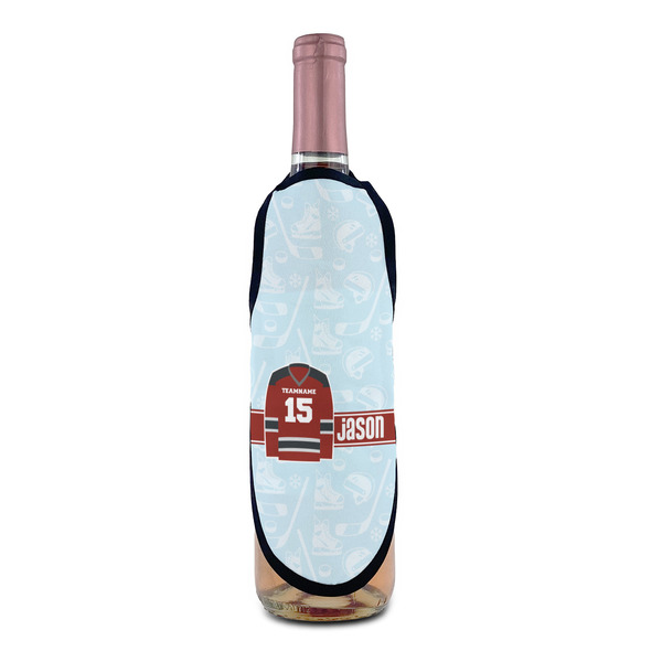 Hockey Wine Bottle Apron - IN CONTEXT