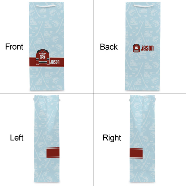 Hockey Wine Gift Bag - Gloss - Approval