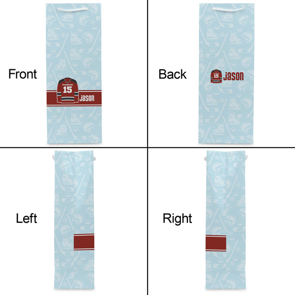 Hockey Wine Gift Bag - Matte - Approval