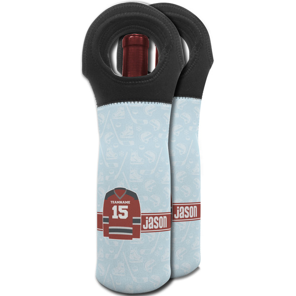 Hockey Wine Tote Bag - MAIN