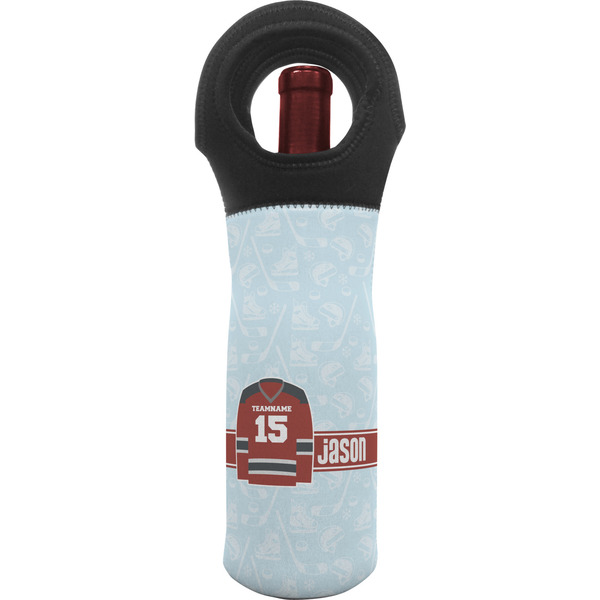 Custom Hockey Wine Tote Bag (Personalized)