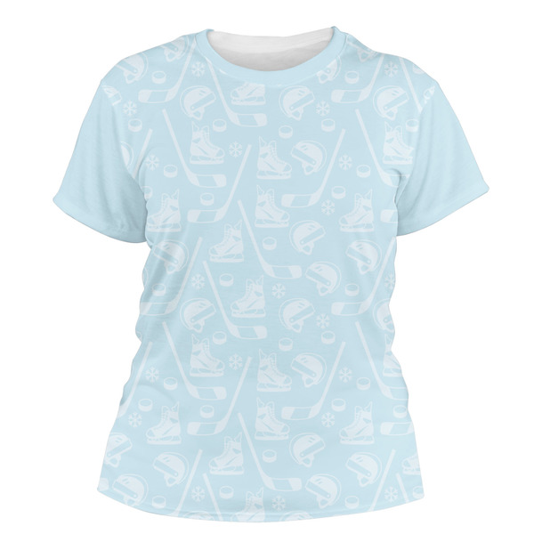 Custom Hockey Women's Crew T-Shirt - X Small