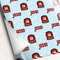 Hockey Wrapping Paper - 5 Sheets