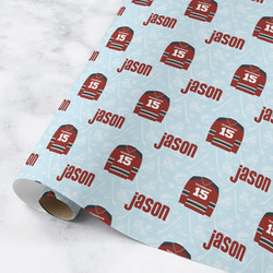 Hockey Wrapping Paper Roll - Medium - Matte (Personalized)