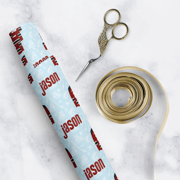 Hockey Wrapping Paper Rolls - Lifestyle 1