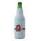Hockey Zipper Bottle Cooler - FRONT (bottle)