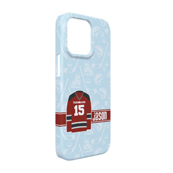 Hockey iPhone Case - Plastic - iPhone 13 (Personalized)