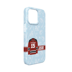 Hockey iPhone Case - Plastic - iPhone 13 Mini (Personalized)