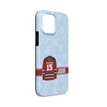 Hockey iPhone Case - Rubber Lined - iPhone 13 Mini (Personalized)