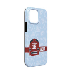 Hockey iPhone Case - Rubber Lined - iPhone 13 Mini (Personalized)