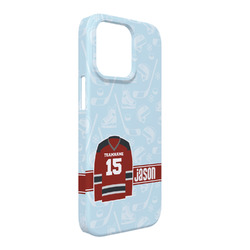 Hockey iPhone Case - Plastic - iPhone 13 Pro Max (Personalized)